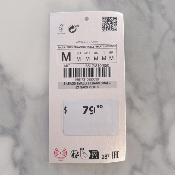 Zara Gold Closure Box Clutch ✨ - Picture 3 of 3